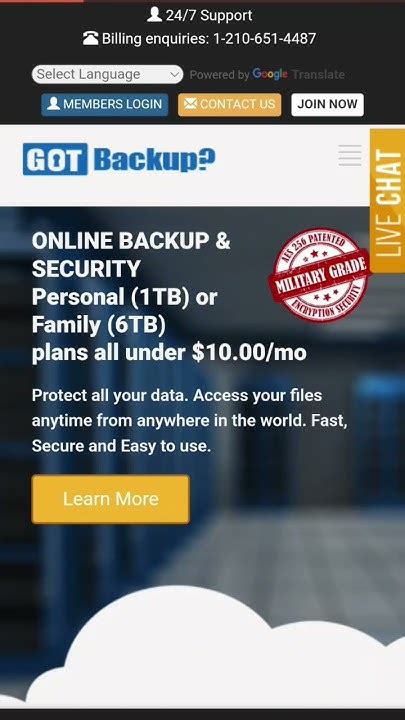 gotbackup login